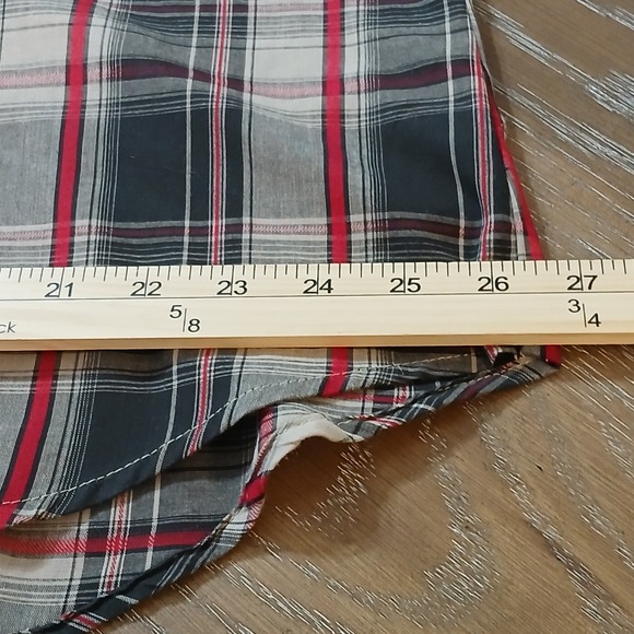 Ely Cattleman Shirt XLMen Pearl Snaps Western Cowboy Long Sleeves RedGray Plaid - Picture 14 of 15